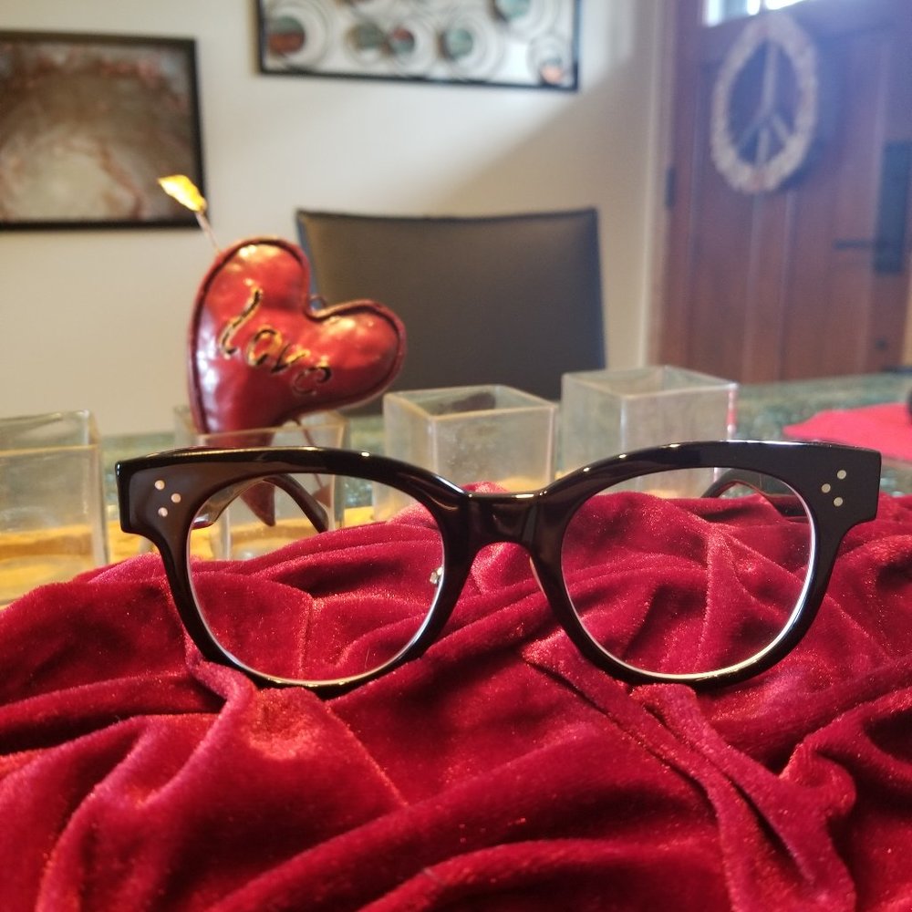 Celine Black Modern Glasses Frames